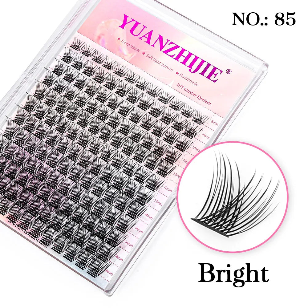 DIY Cluster Lashes – 144 Pcs | Natural C/D Curl – At-Home Mink Extensions