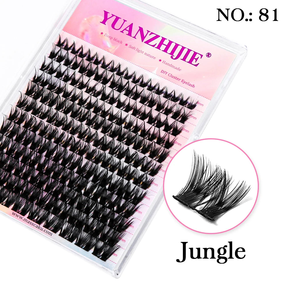 DIY Cluster Lashes – 144 Pcs | Natural C/D Curl – At-Home Mink Extensions