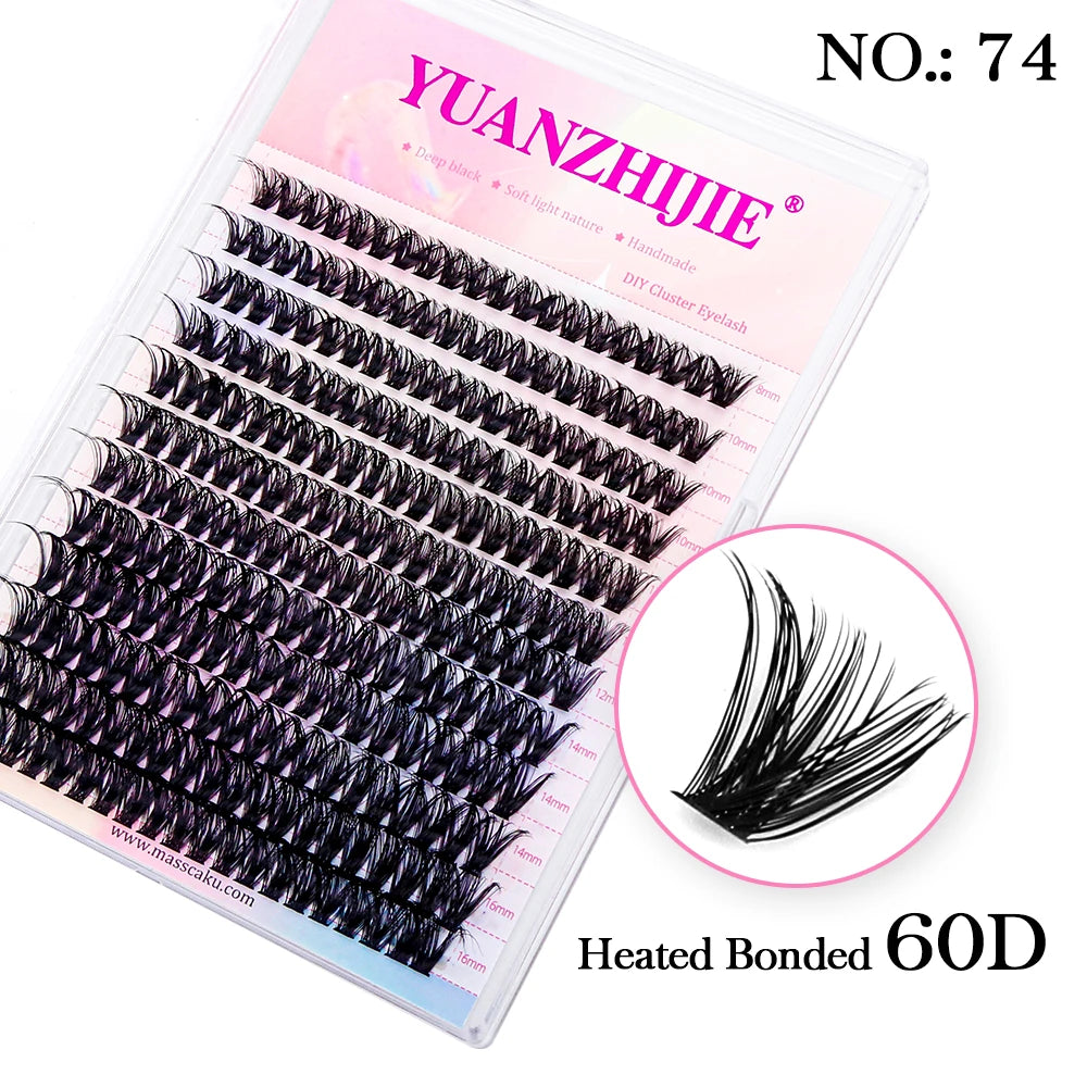DIY Cluster Lashes – 144 Pcs | Natural C/D Curl – At-Home Mink Extensions
